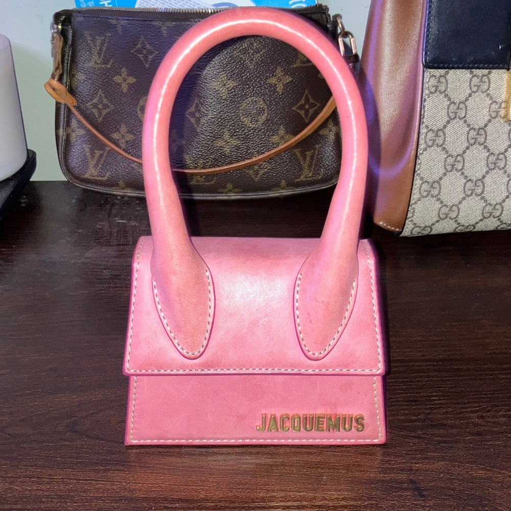 Jacquemus Vibrant Pink Mini Bag